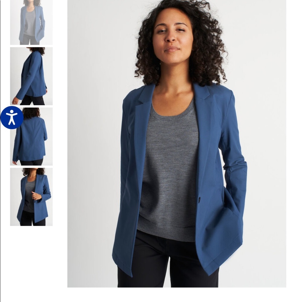 Kit and Ace Blue Women's Blazer - Picture 2 of 6